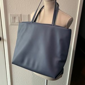 A New Day !!  This over size soft fabric purse  sky blue